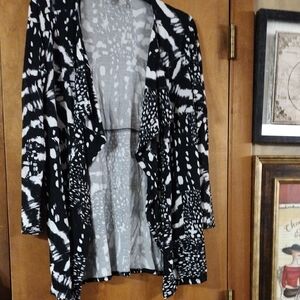 Laura Ashley Black and White Cardigan